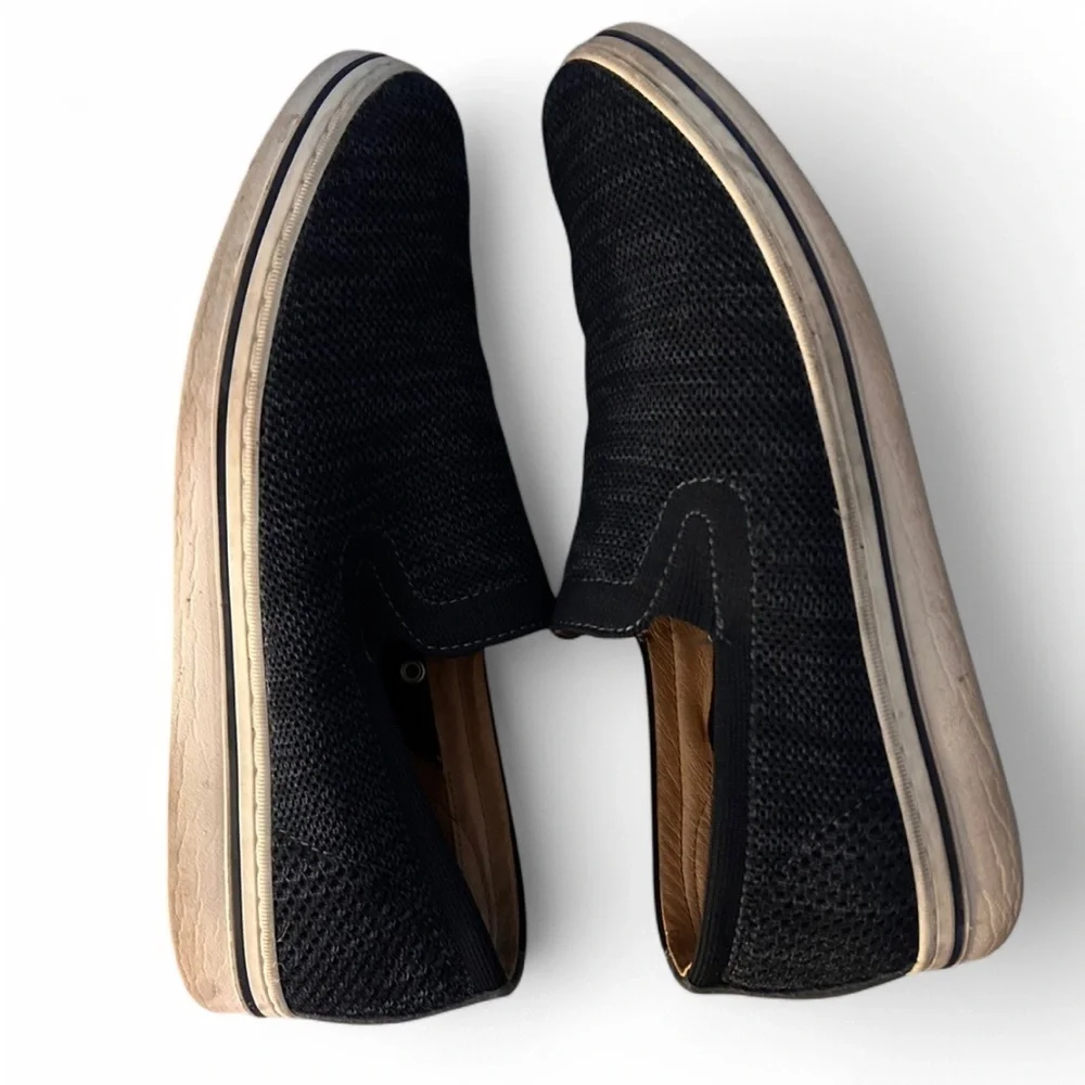 Johnston & Murphy Trenton Navy Men’s Knit Slip-On Shoes - Picture 4 of 4